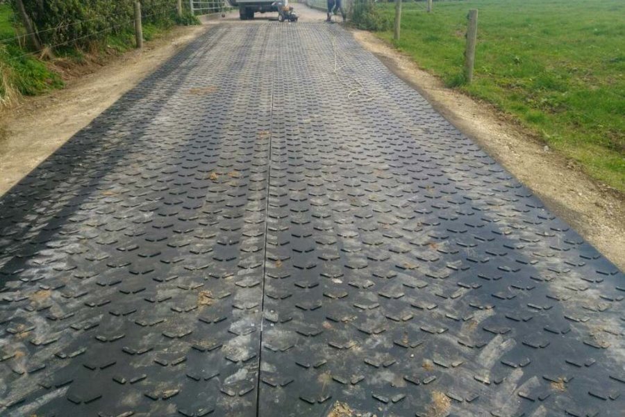 vgrip mat on a dairy track